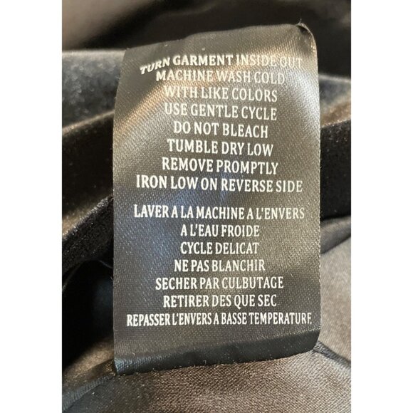 Blank NYC Black Velour Lined 1 Button Blazer Jacket Womens Size Medium - Picture 9 of 9